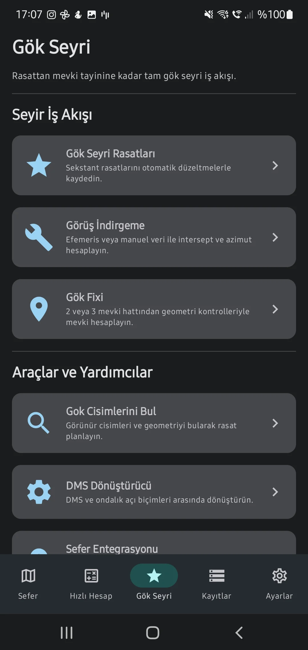 CaptainCalc uygulama ekran görüntüsü - Port Document Tree
